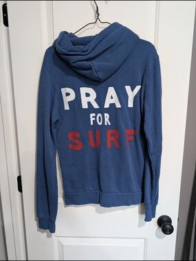 Aviator Nation Blue 'Pray For Surf' Hoodie